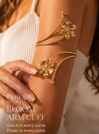 Golden Bloom Armcuff