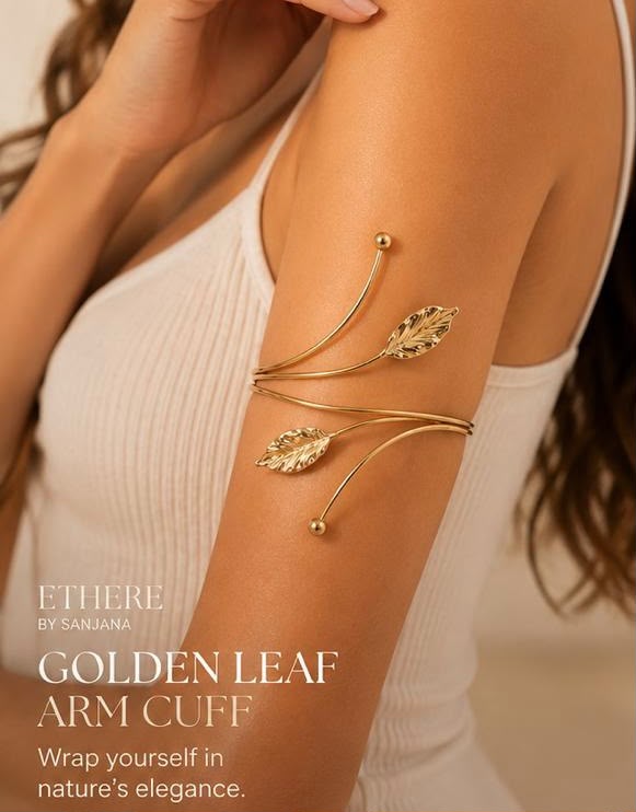 Golden Leaflet Armcuff