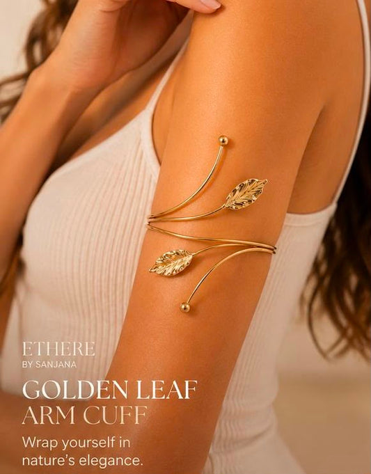 Golden Leaflet Armcuff